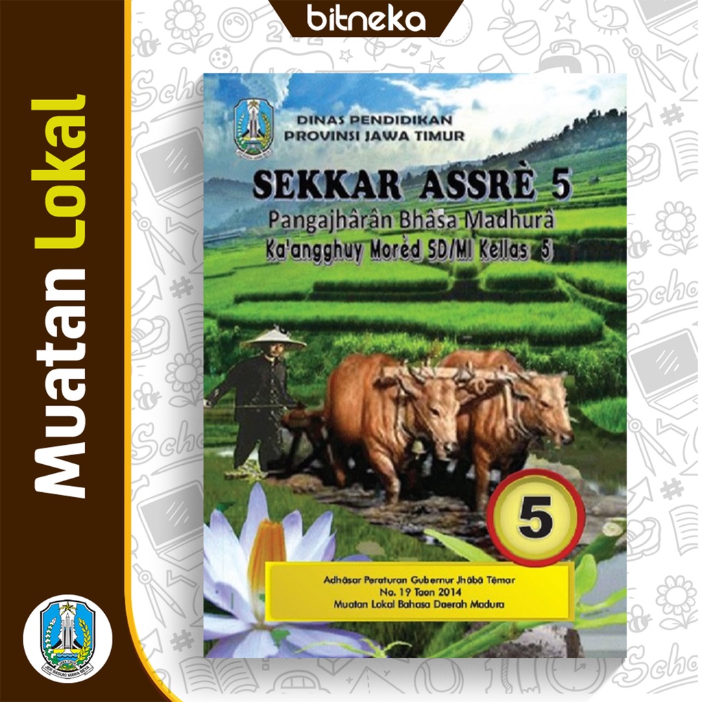 Jual Buku Bahasa Madura Sekkar Assre SD MI Kelas 5 Shopee Indonesia