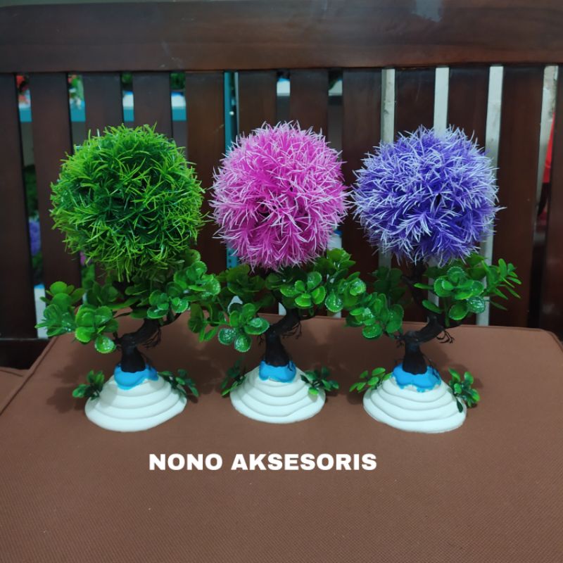 Jual Tanaman Plastik Hiasan Aquarium Akuarium Aquascape Bonsai Type