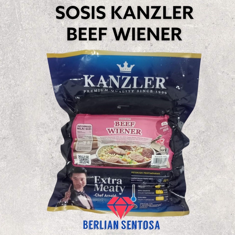 Jual Kanzler Sosis Beef Wiener 360gr Shopee Indonesia