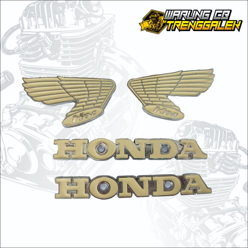 Jual Emblem Tangki Honda Cb Emblem Tangki Glatik Astra S Shopee