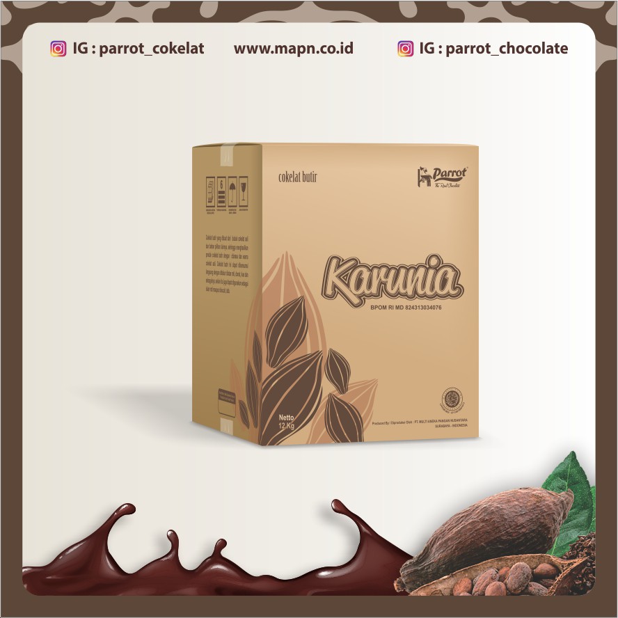 Jual Meses Cokelat Parrot Karunia Kemasan 12kg By Parrot Shopee Indonesia