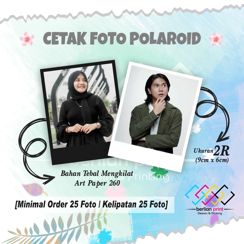 Jual Cetak Foto Polaroid Murah Bisa Laminasi Doff Atau Glossy Shopee