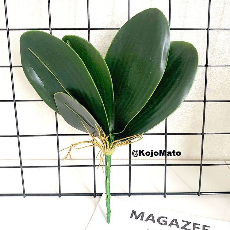 Jual D Daun Anggrek Besar Full Latex K Orchid Artificial Hias