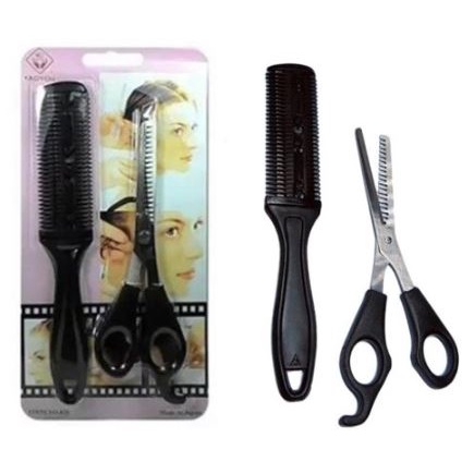 Jual Ssc Alat Potong Rambut Set Sisir Dan Gunting Sasak Cukur Poni