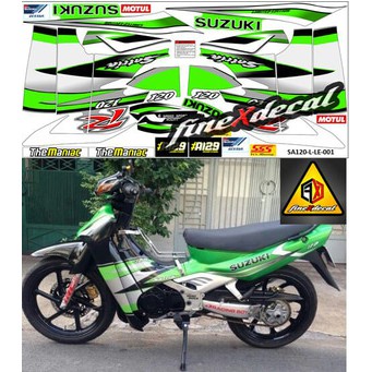 Jual Stripping Satria R 120 Lumba LE Hijau Shopee Indonesia