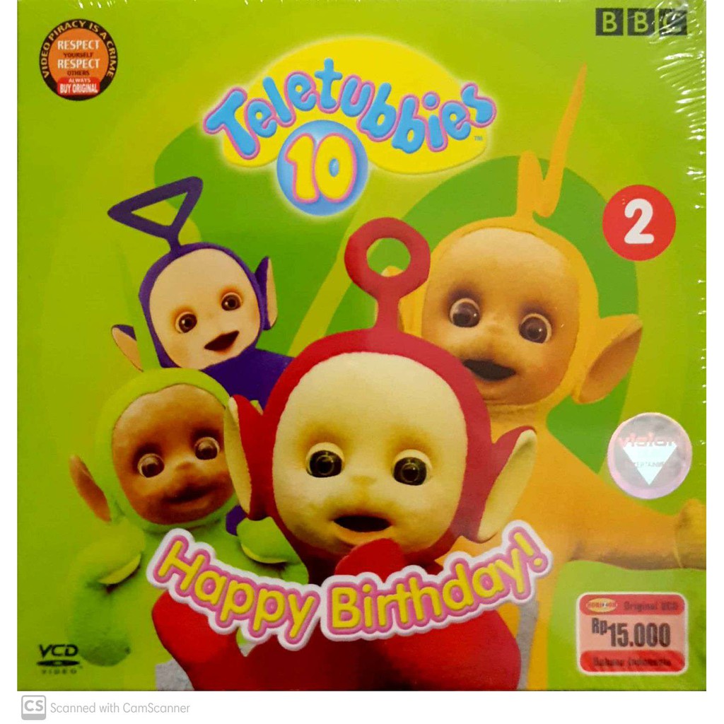 Jual Teletubbies 10 Happy Birthday Vol 2 VCD Original Shopee