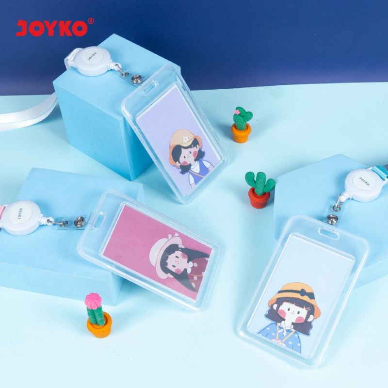 Jual Id Card Holder Joyko Potrait Nt Transparant Name Tag Tempat