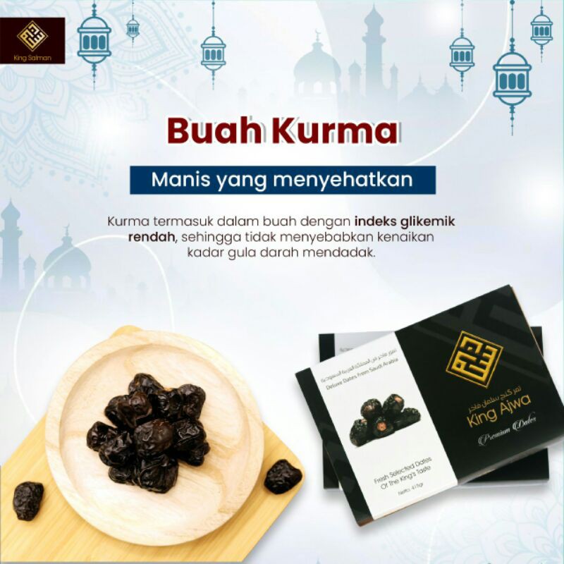 Jual Original Kurma King Ajwa Original Asli Madinah Box Kurma