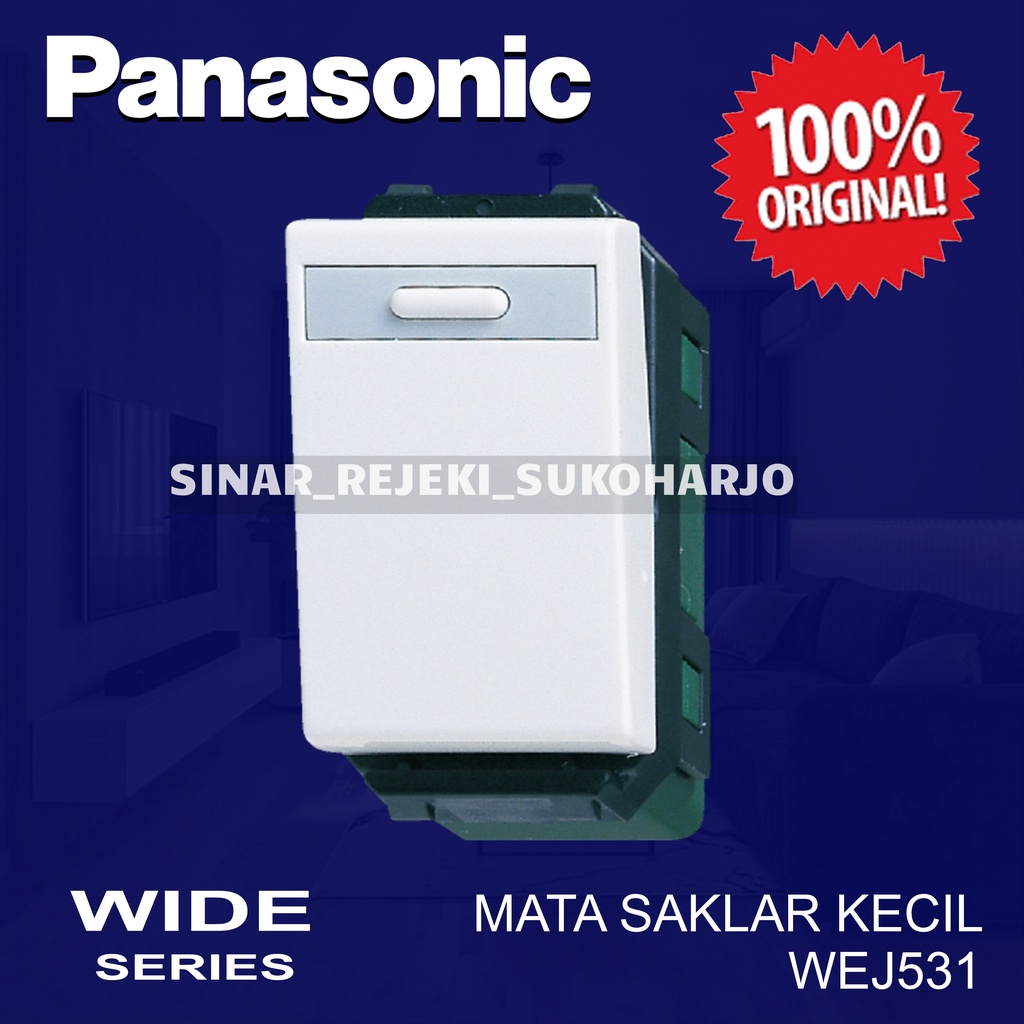 Jual Panasonic Saklar Seri Double Ib Tanam Wej5531 Wej78029 Inbow