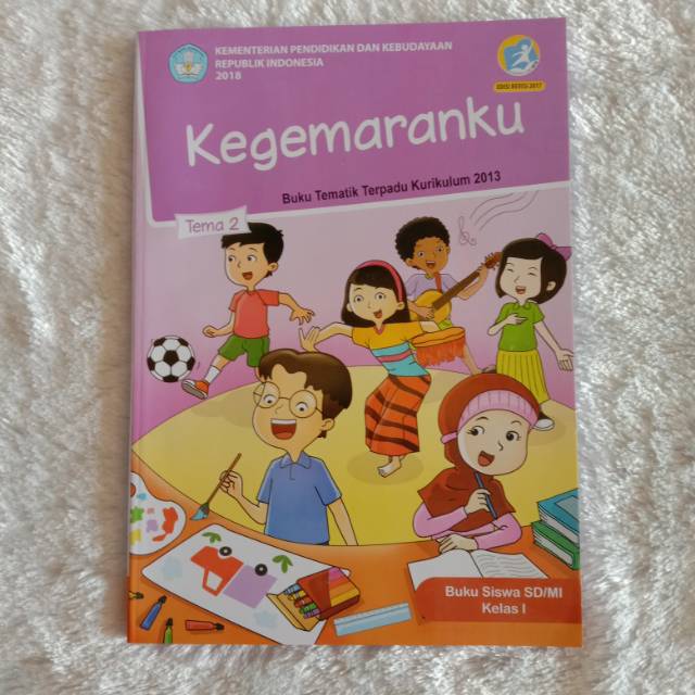 Jual BUKU TEMATIK TERPADU KELAS 1 SD MI TEMA 2 KEGEMARANKU Shopee