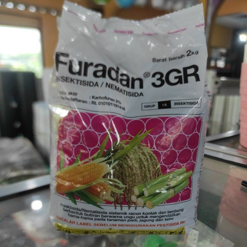 Jual Furadan 3GR Kemasan 2 Kg Ori Insektisida Nematisida Shopee