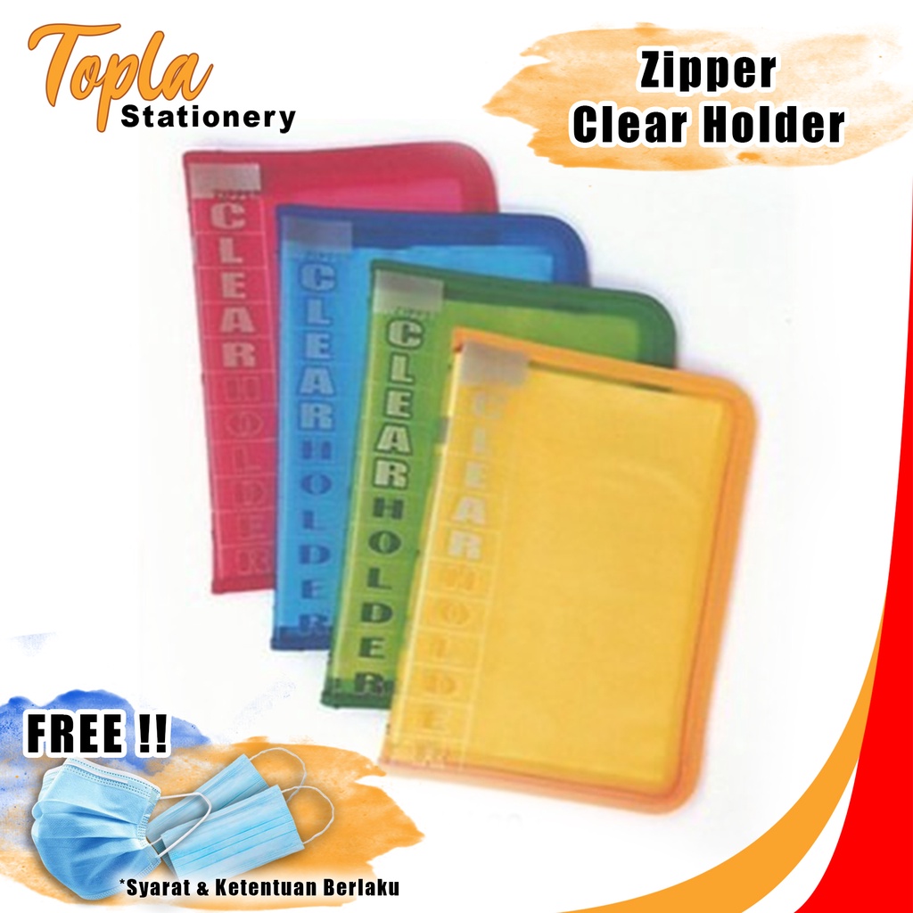 Jual Clear Holder Folio Resleting Isi 20 Lembar Dokumen Keepeer Map