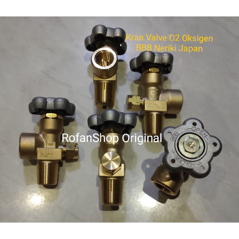 Jual Kran Valve Oksigen Bbb Neriki Brass Japan Shopee Indonesia