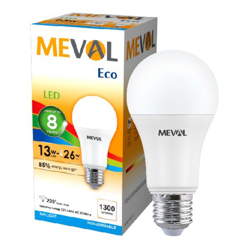 Jual Lampu Led Meval Bulb Eco Watt Kuning Shopee Indonesia