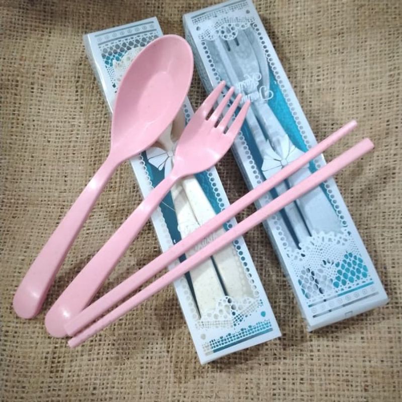 Jual SOUVENIR PERNIKAHAN SENDOK SET 3IN1 SENDOK GARPU SUMPIT KEMAS