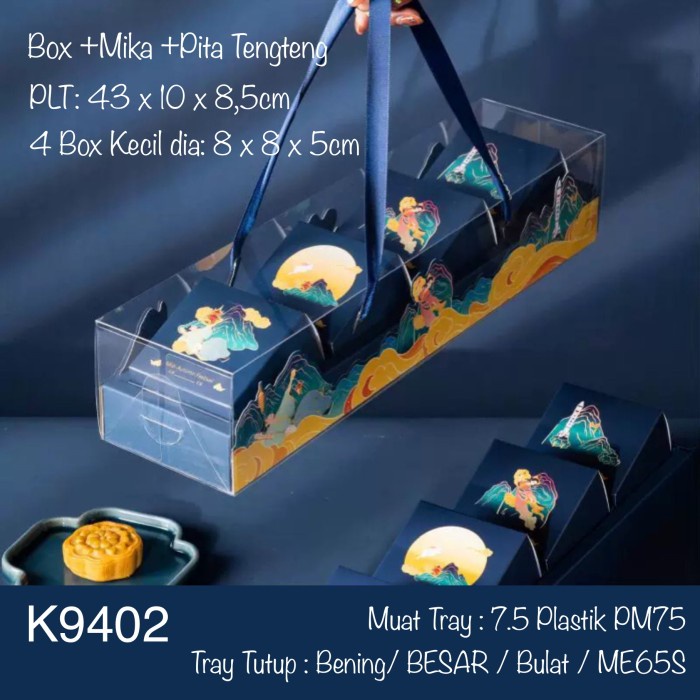 Jual Kotak Mooncake Premium K9402 Dus Kue Bulan Box Packaging K94