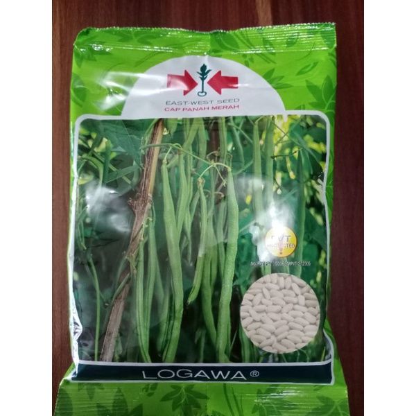 Jual Benih Buncis Logawa Cap Panah Merah Gram Original Pack