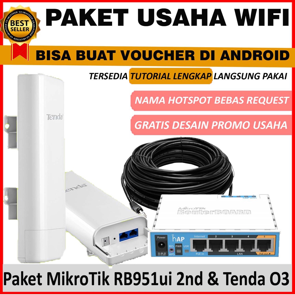 Jual Paket Mikrotik Rb Ui Nd Tenda O Full Setting Siap Pakai