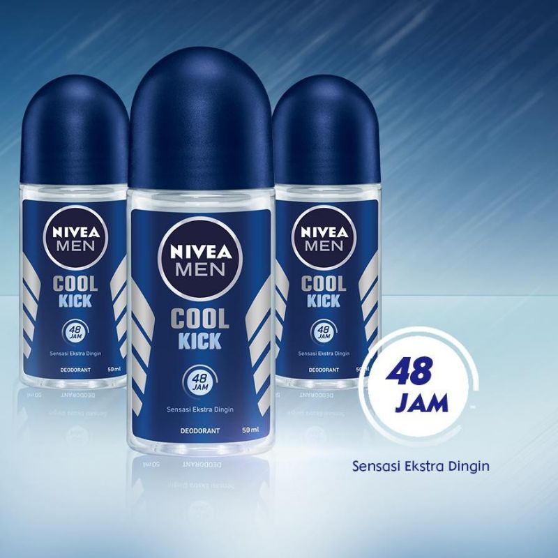 Jual Nivea Men Personal Care Deodorant Cool Kick Roll On Ml