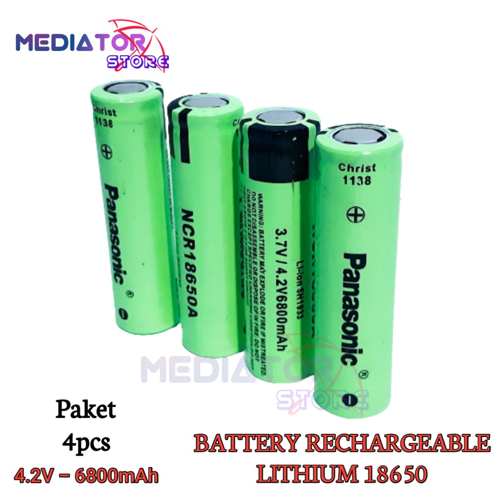 Jual Battery Rechargeable Lithium Li Ion V Mah