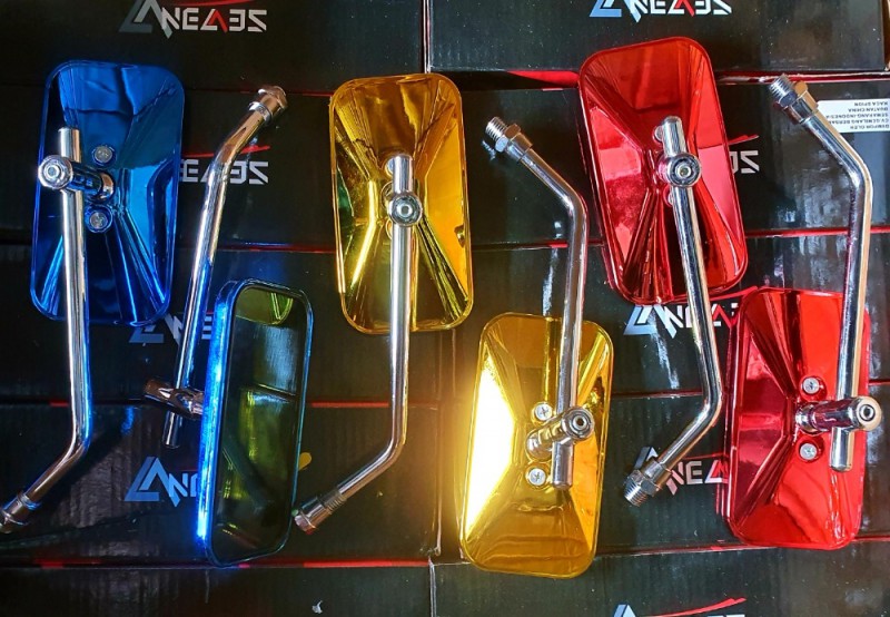 Jual Spion Kotak Cb Warna Cnc Red Gold Biru Drat Honda Shopee Indonesia