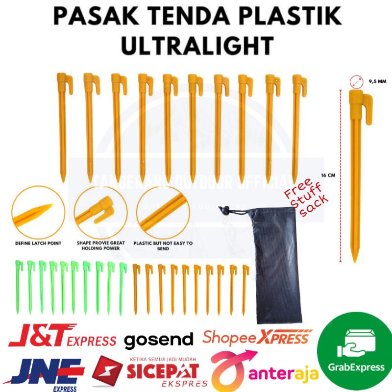 Jual Tent Nails Pasak Tenda Dan Flysheet Ultralight Pasak Tenda