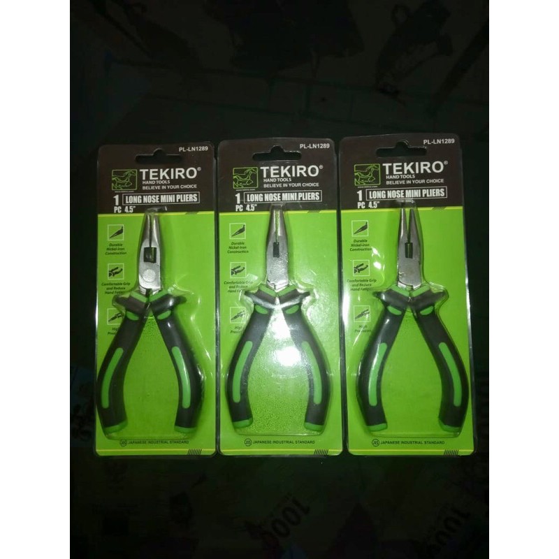 Jual Tang Lancip Tekiro Hand Tools Long Nose Mini Pliers Ukuran 4 5 PL