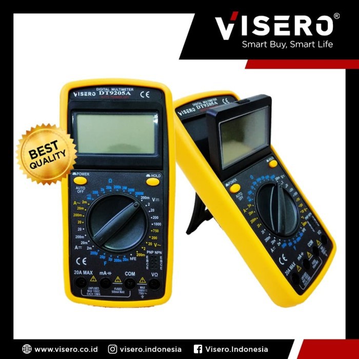 Jual Multitester Avometer Multimeter Digital Visero Dt A