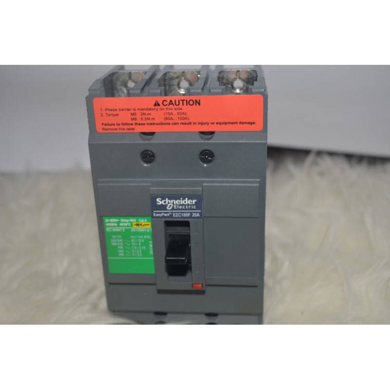 Jual SCHNEIDER MCCB NFB EZC EASYPACT BREAKER 3P 20A EZC100F3020