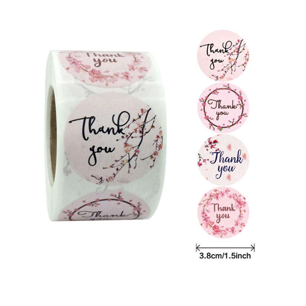 Jual Sticker Thank You Stiker Label Segel Ucapan Terima Kasih Seal