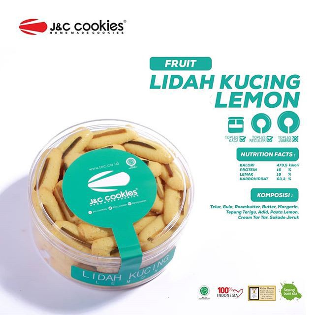 Jual J C Cookies Jnc Kue Kering Toples Regular Gram Lebaran