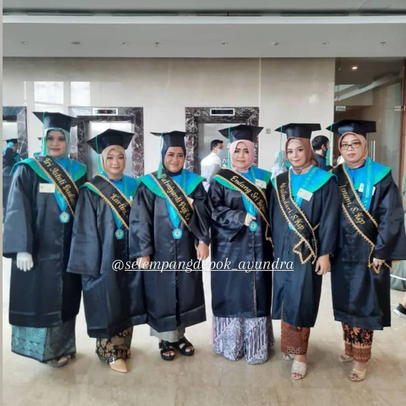 Jual SELEMPANG WISUDA BLUDRU LIST RENDA BISA CUSTOM Shopee Indonesia