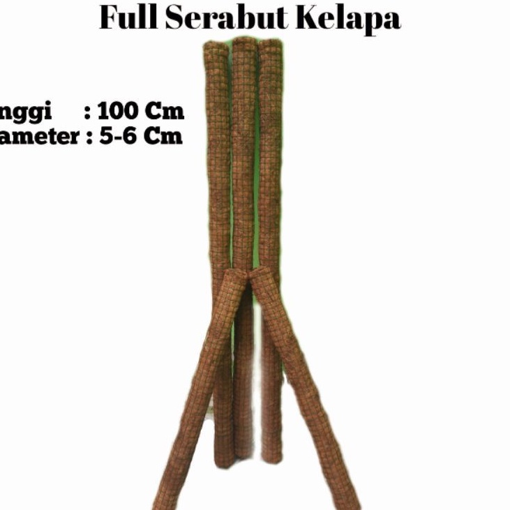 Jual Turus Sabut Kelapa 1 Meter 100 Cm Cocofiber Penyangga