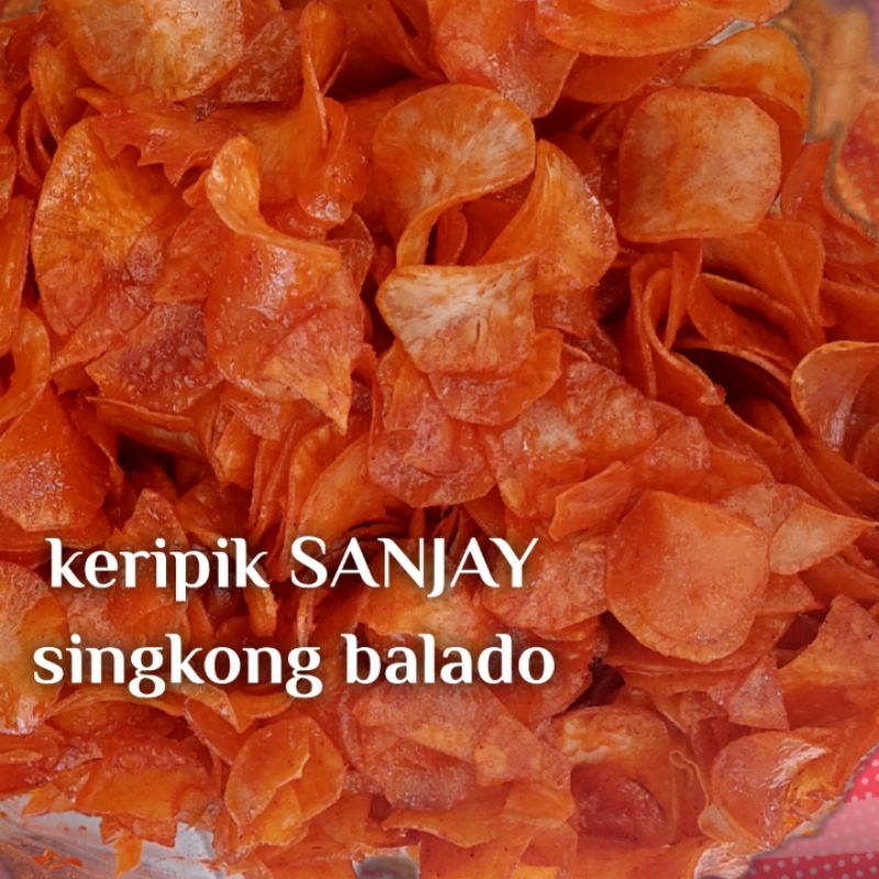 Jual Sanjay Gram Keripik Singkong Padang Balado Basah Shopee