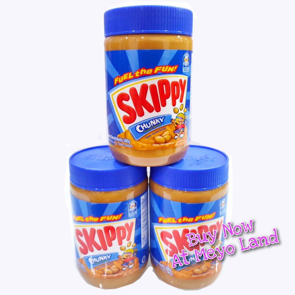 Jual Skippy CHUNKY BIRU 500gr Peanut Butter Selai Skipi Kacang Kasar