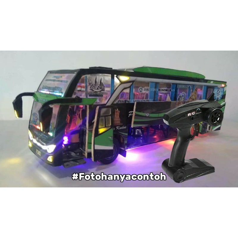 Jual Request Costumer Miniatur Bus Full Spek Remot Control Skala