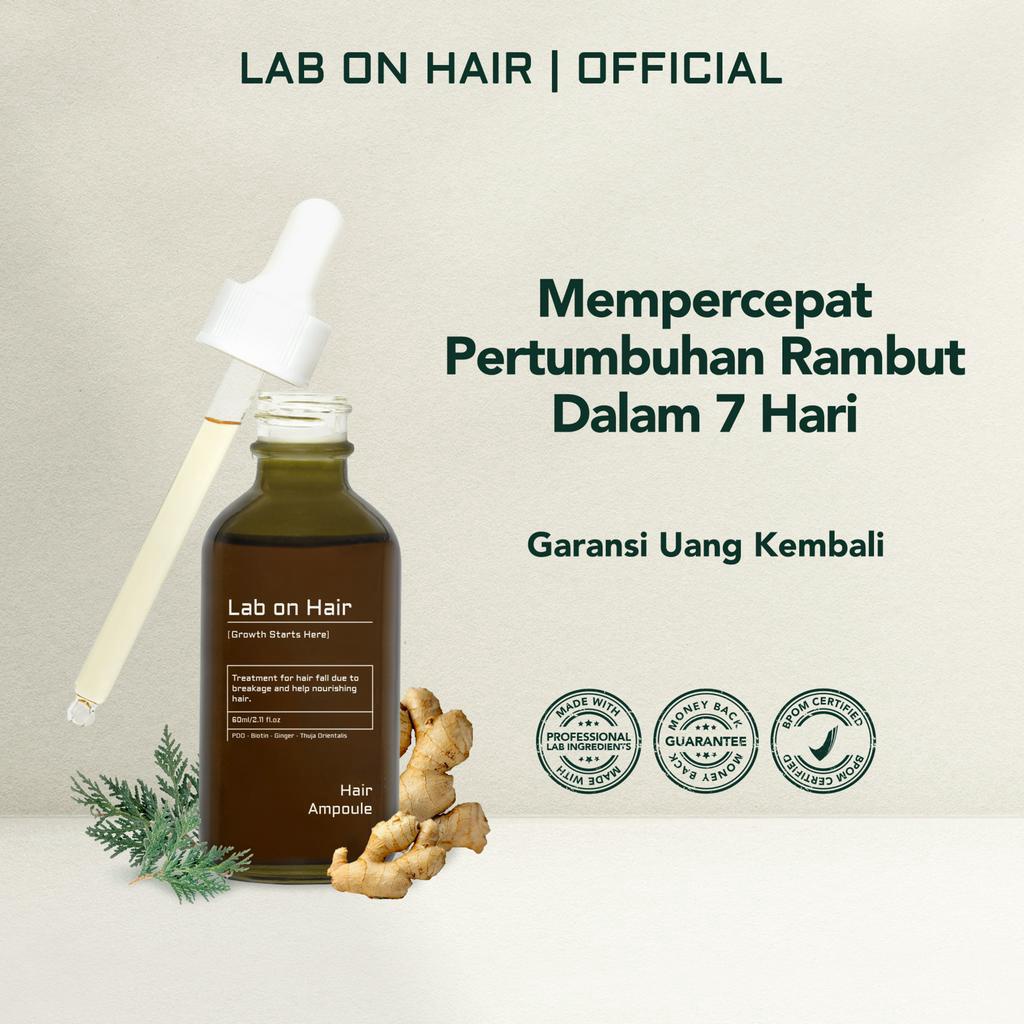 Jual Lab On Hair Anti Hair Fall Ampoule Serum Hair Oil Serum Rambut