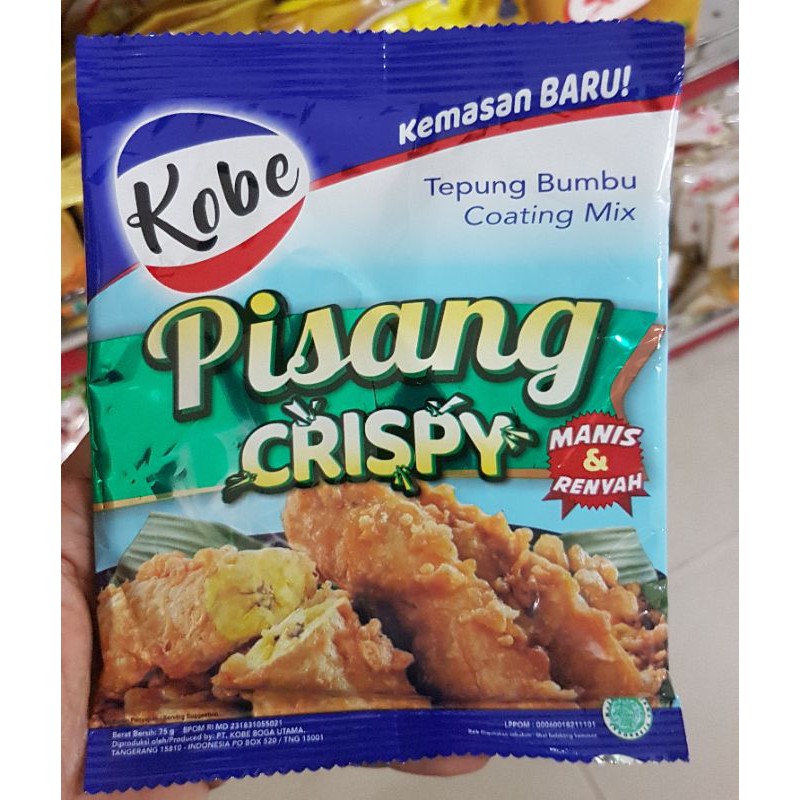 Jual KOBE Tepung Pisang Crispy 75gr Tepung Goreng Pisang Shopee