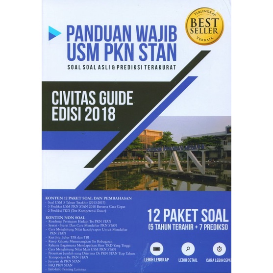 Jual Panduan Wajib USM PKN STAN CIVITAS GUIDE EDISI 2018 Shopee Indonesia