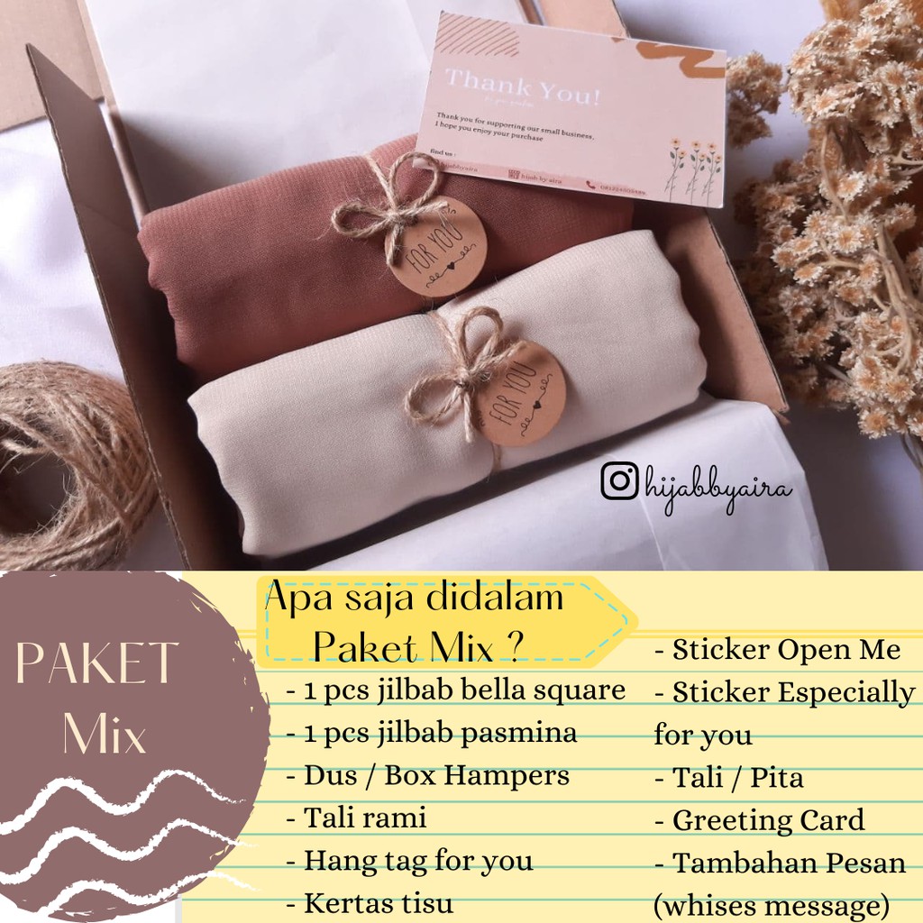 Jual Hampers Gift Box Hijab Kado Nikahan Kado Wisuda Kado Ulang