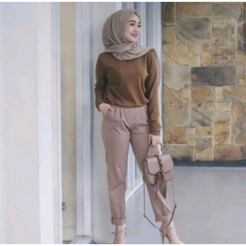 Jual Baggy Pants Celana Panjang Wanita Size S XXL Clana Style Cwe Kerja