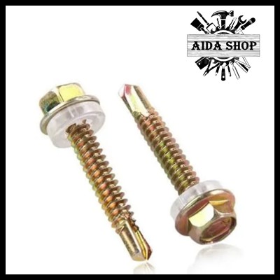 Jual Self Drilling X Screw Sds Sekrup Baut Hex Atap Baja Ringan