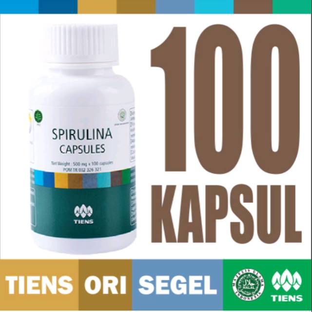 Jual Tiens Tianshi Spirulina Capsules Isi Kapsul Pelengkap Gizi