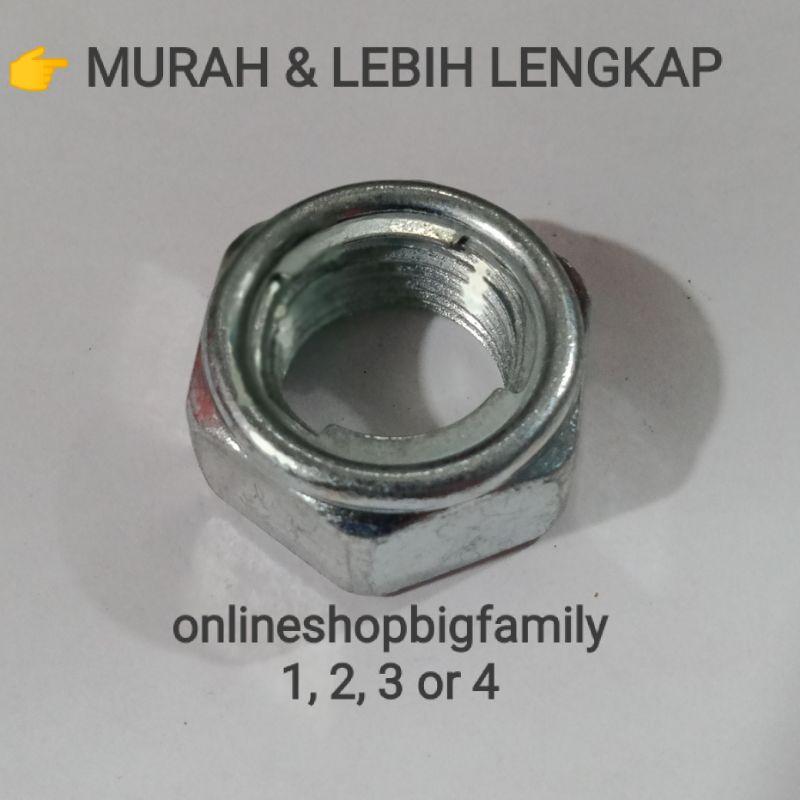 Jual Mur Lock M Drat Untuk Roda Belakang Vario Beat Shopee