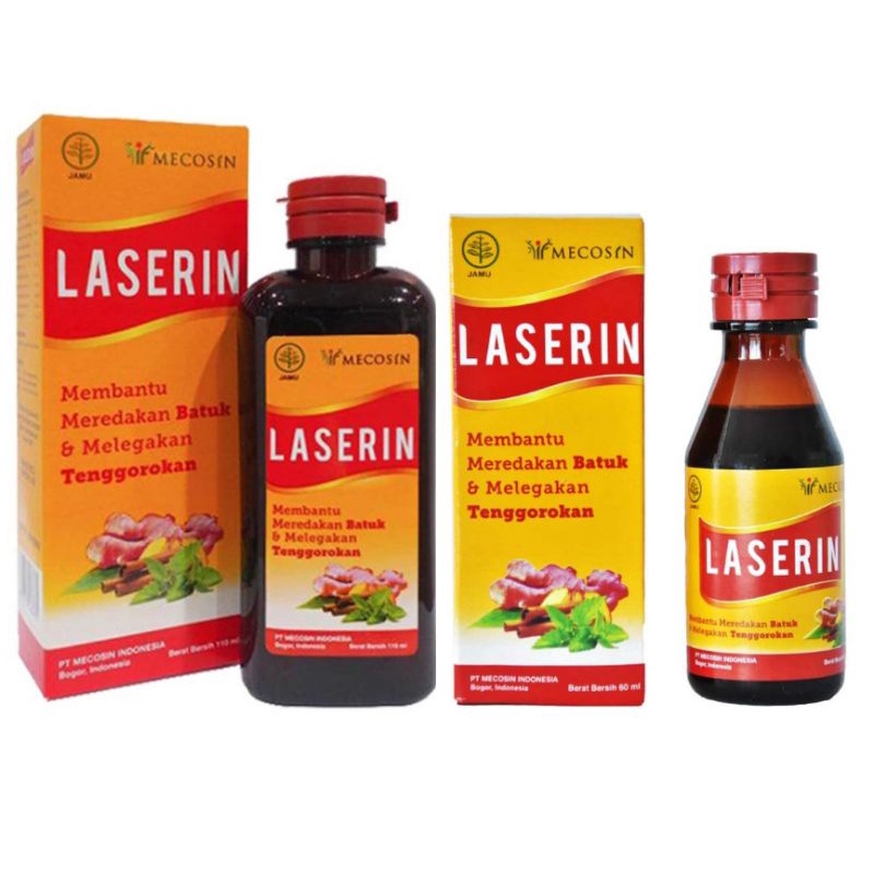 Jual Laserin Sirup Obat Batuk Jadul Meredakan Batuk Masuk Angin