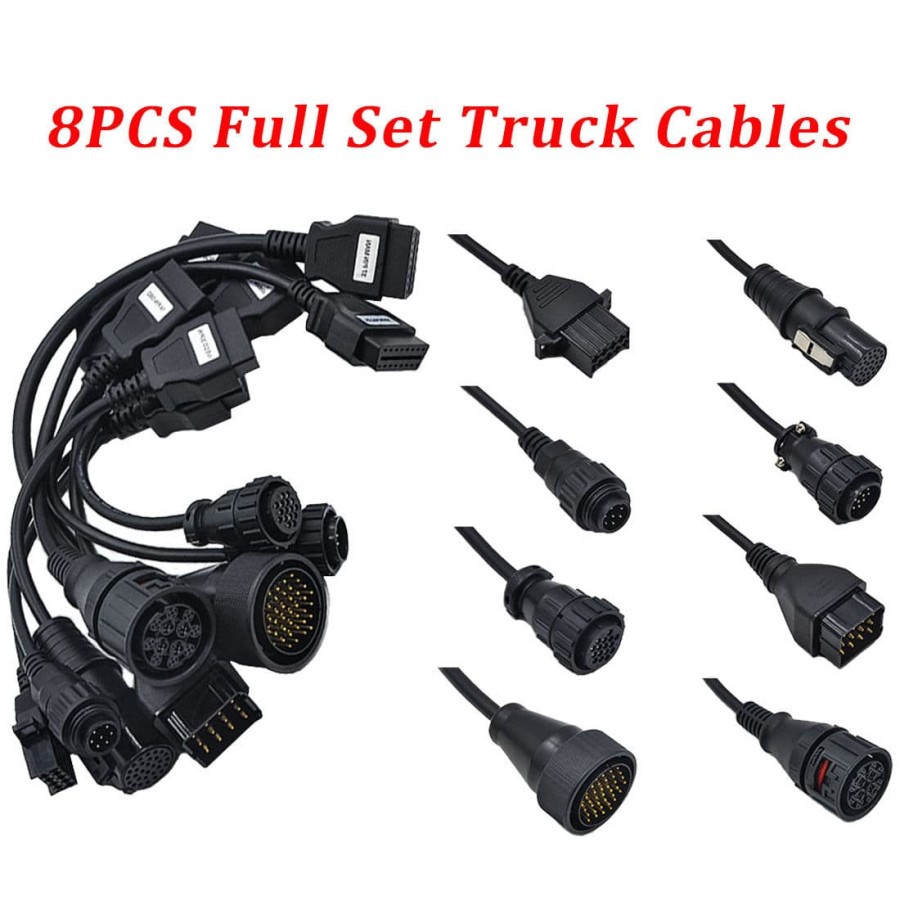 Jual Delphi DS150E Autocom Complete Set Truck Adapter Cables Shopee