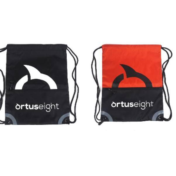 Jual Tas Sepatu Ortus String Bag Black White Ortrange White