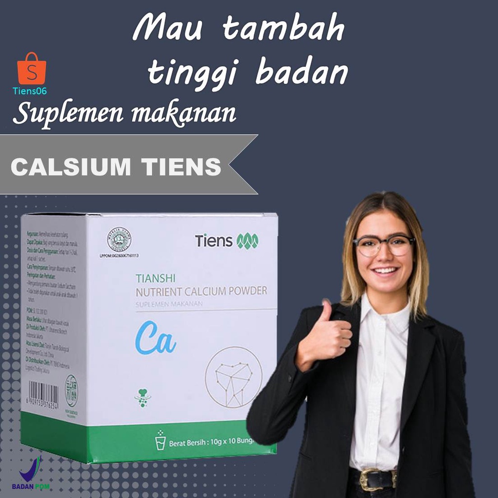 Jual Kalsium Tiens Nutrient High Calcium Powder Susu Bubuk Untuk Patah