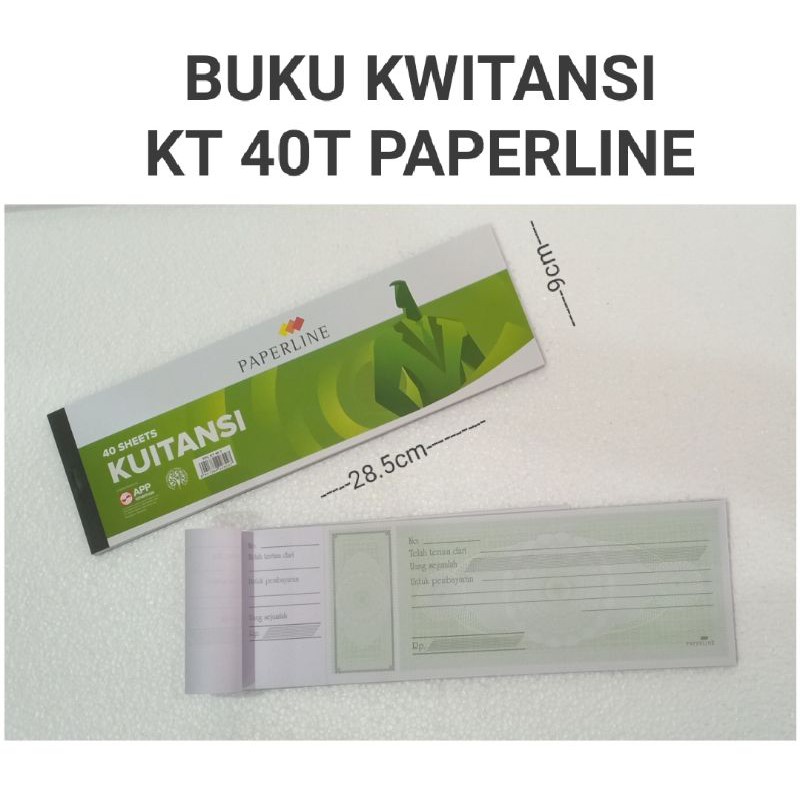 Jual Buku Kwitansi Sedang T Paperline Ppl Shopee Indonesia