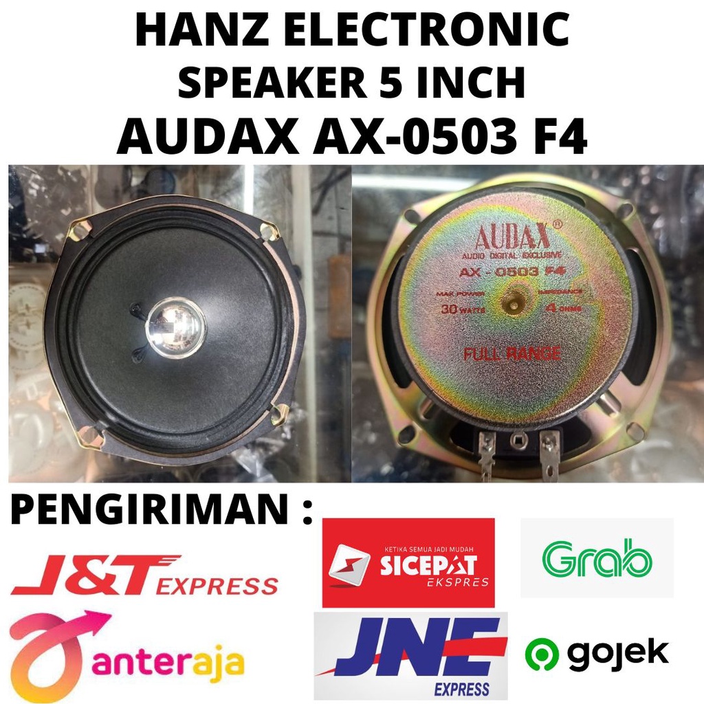 Jual SPEAKER AUDAX Speaker 5 Inch Daya 30 Watt AX 0503 TOA Full Range